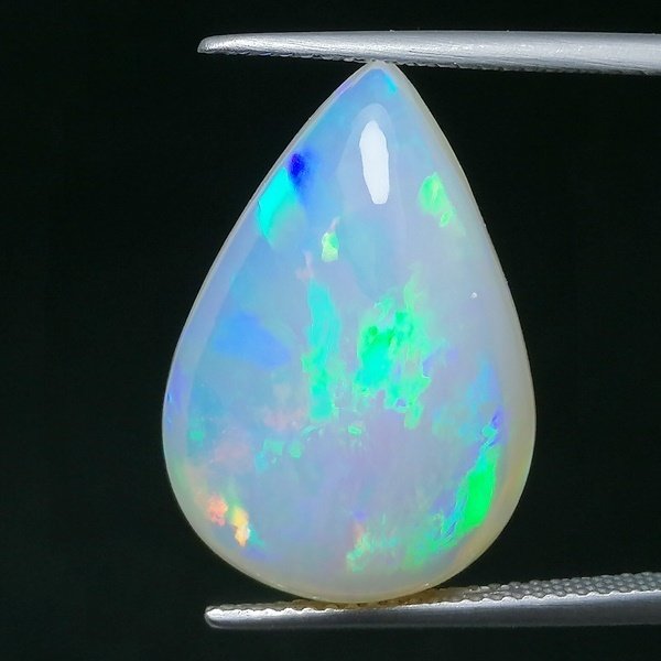 蛋白石  - 12.75 ct - 西班牙宝石学院（IGE） - 浓烈的色彩游戏 #1.0