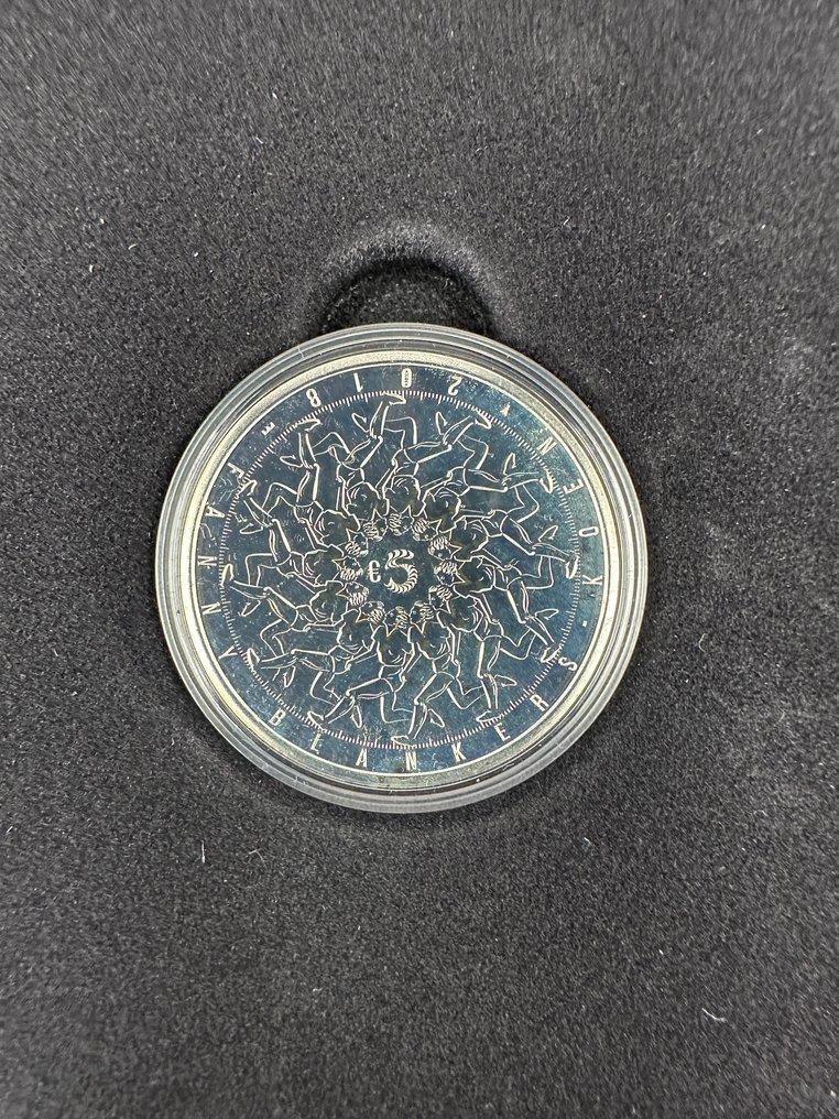 Netherlands. 5 Euro 2018 "Fanny Blankers-Koen" - Kleurset Proof  (No reserve price) #1.0