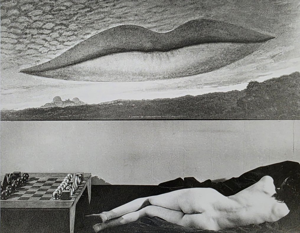 Man Ray (1890–1976) - A l'heure de l'observatoire - Les amoureux, 1935 #1.0