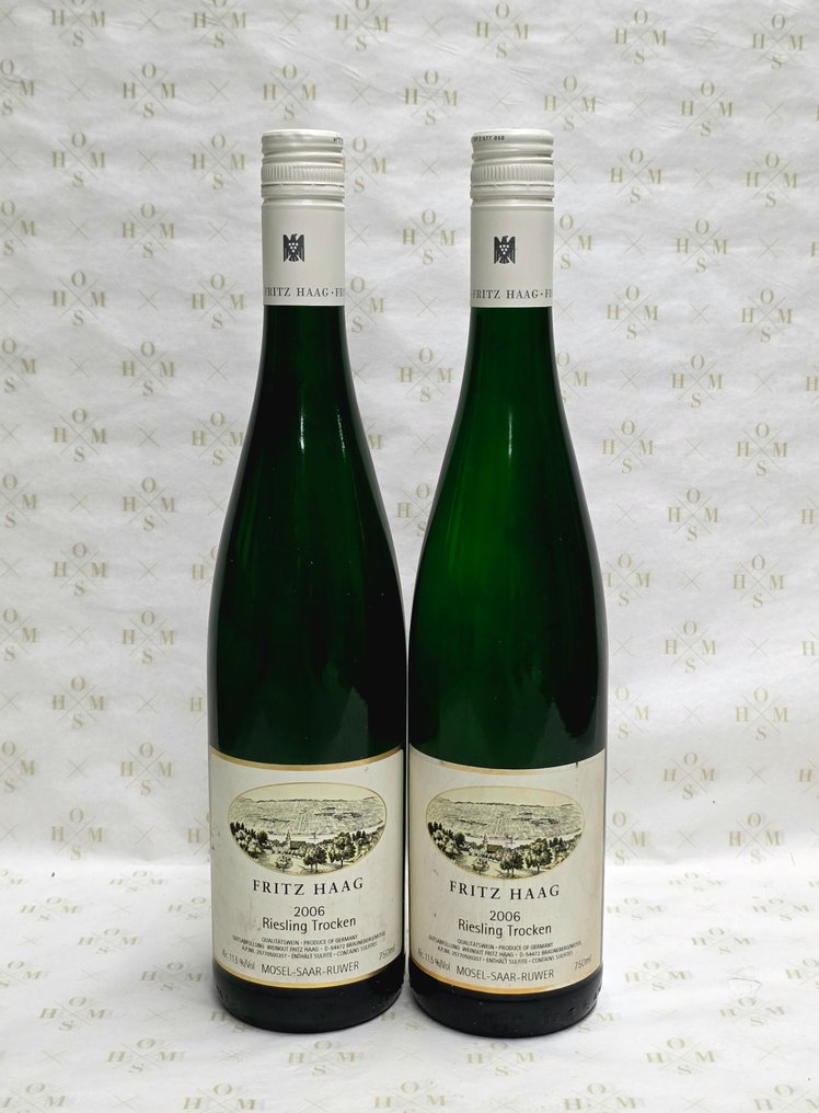 2006 Fritz Haag, Riesling Trocken - Mosel - 2 Bottles (0.75L) #1.0
