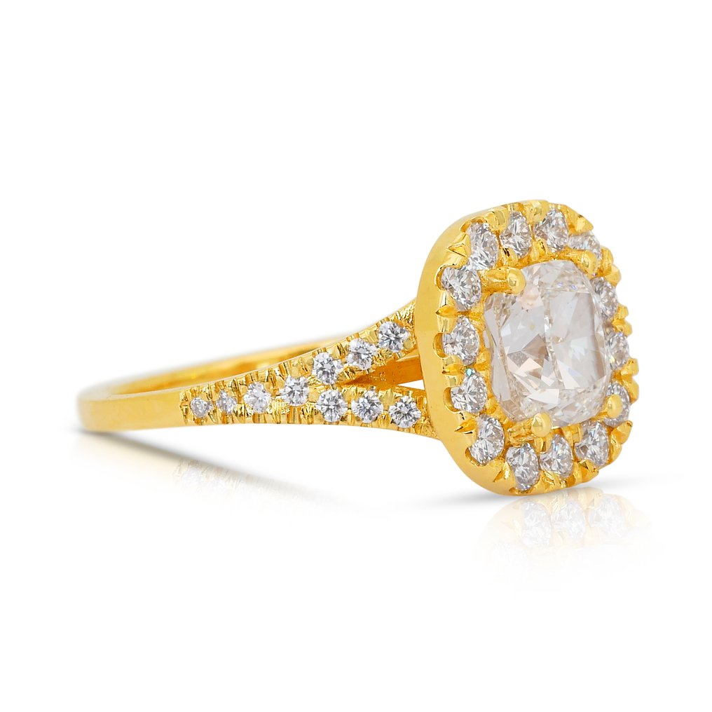 Δαχτυλίδι - 18 καράτια Κίτρινο χρυσό - 2.16ct. tw. Διαμάντι (Φυσικό) - Διαμάντι #2.1