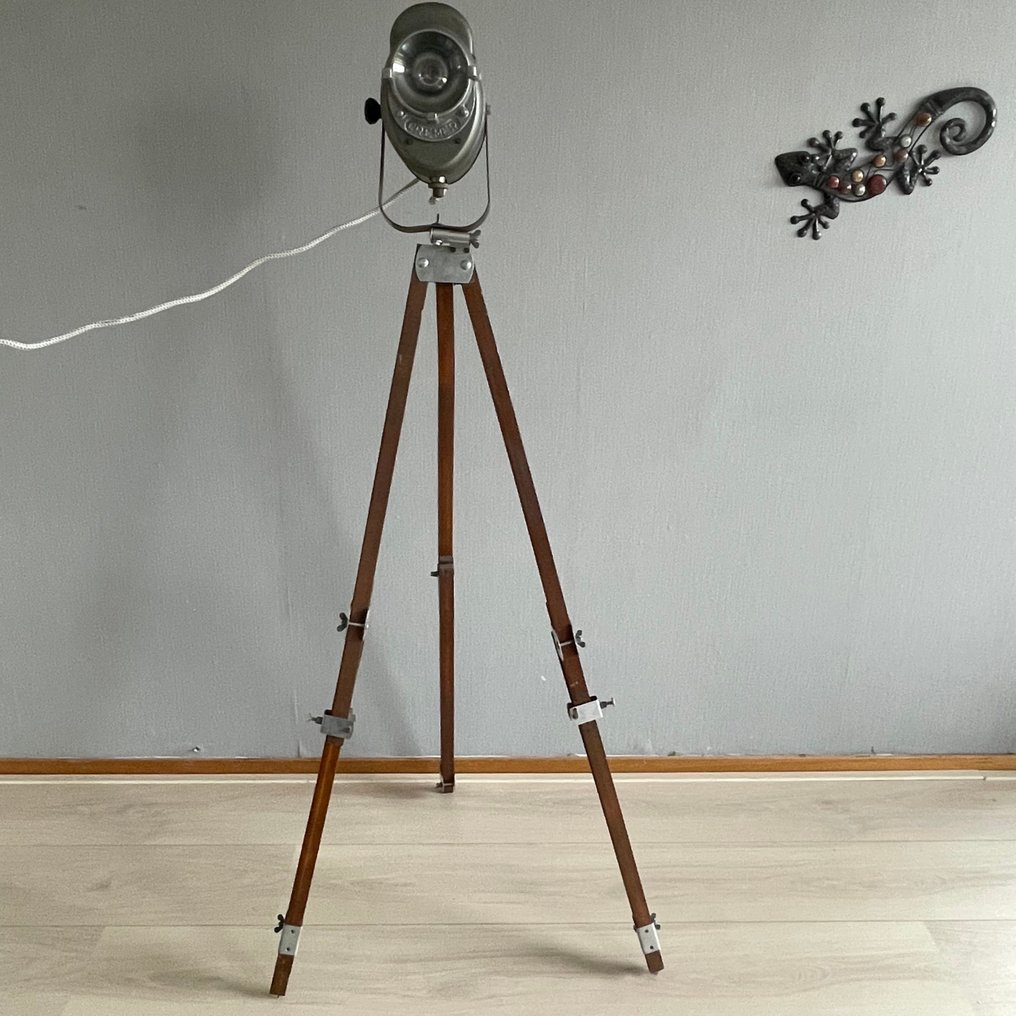 A.E. Cremer - Lámpara de pie (3) - Baby Cremer - Metal, Madera, Aluminio #4.3