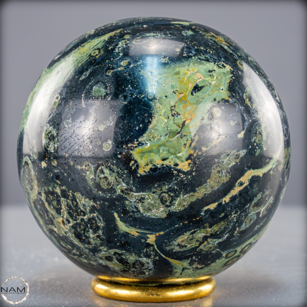 Unique Kambaba sphere The eye of Earth's history- 1073.81 g #1.0