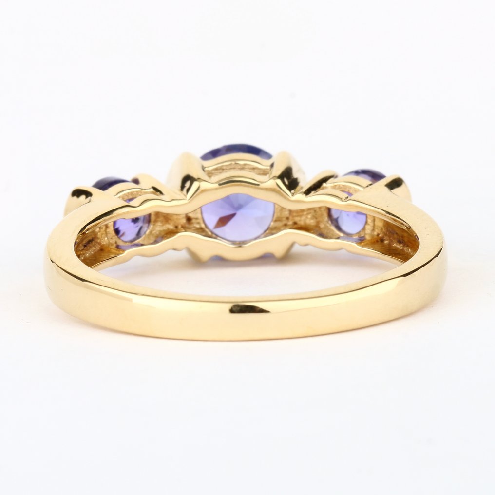 Nincs minimálár - Gyűrű Ezüst - 1.41ct. tw. Tanzanit #3.2