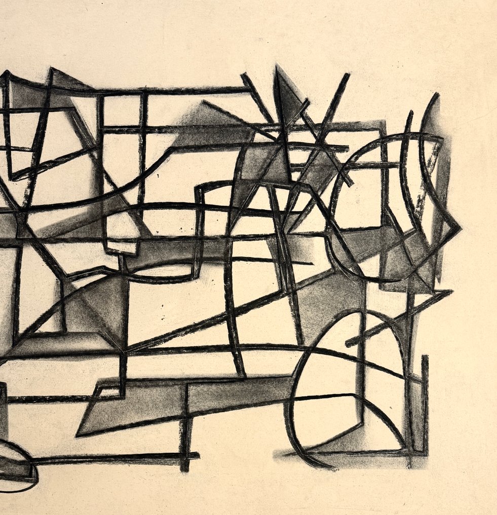 Silvin Bronkart (1915-1967) - Grande composition abstraite #3.2