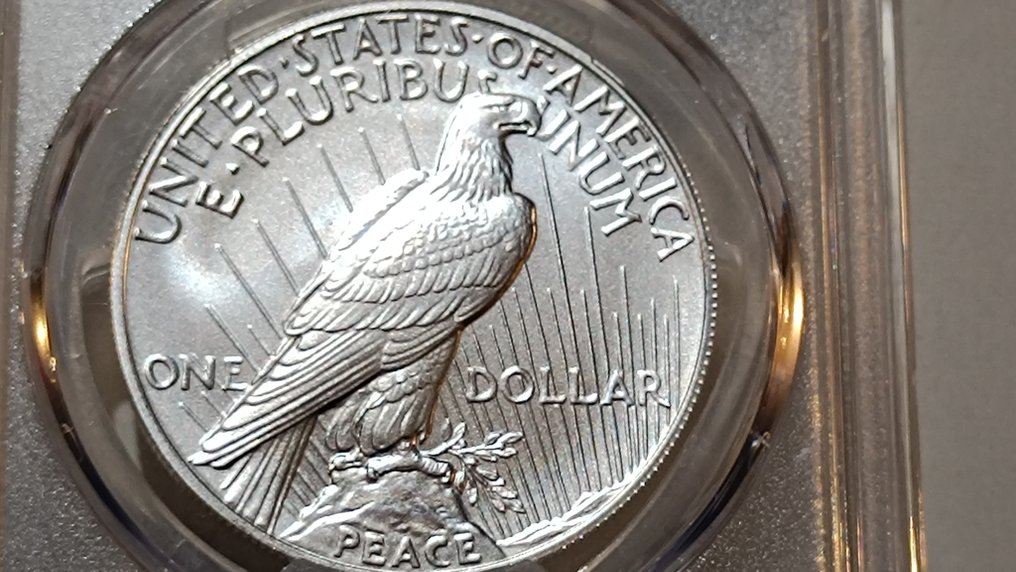 美國. 1 Dollar 2024   Peace Dollar gradée MS69 par PCGS  (沒有保留價) #2.1