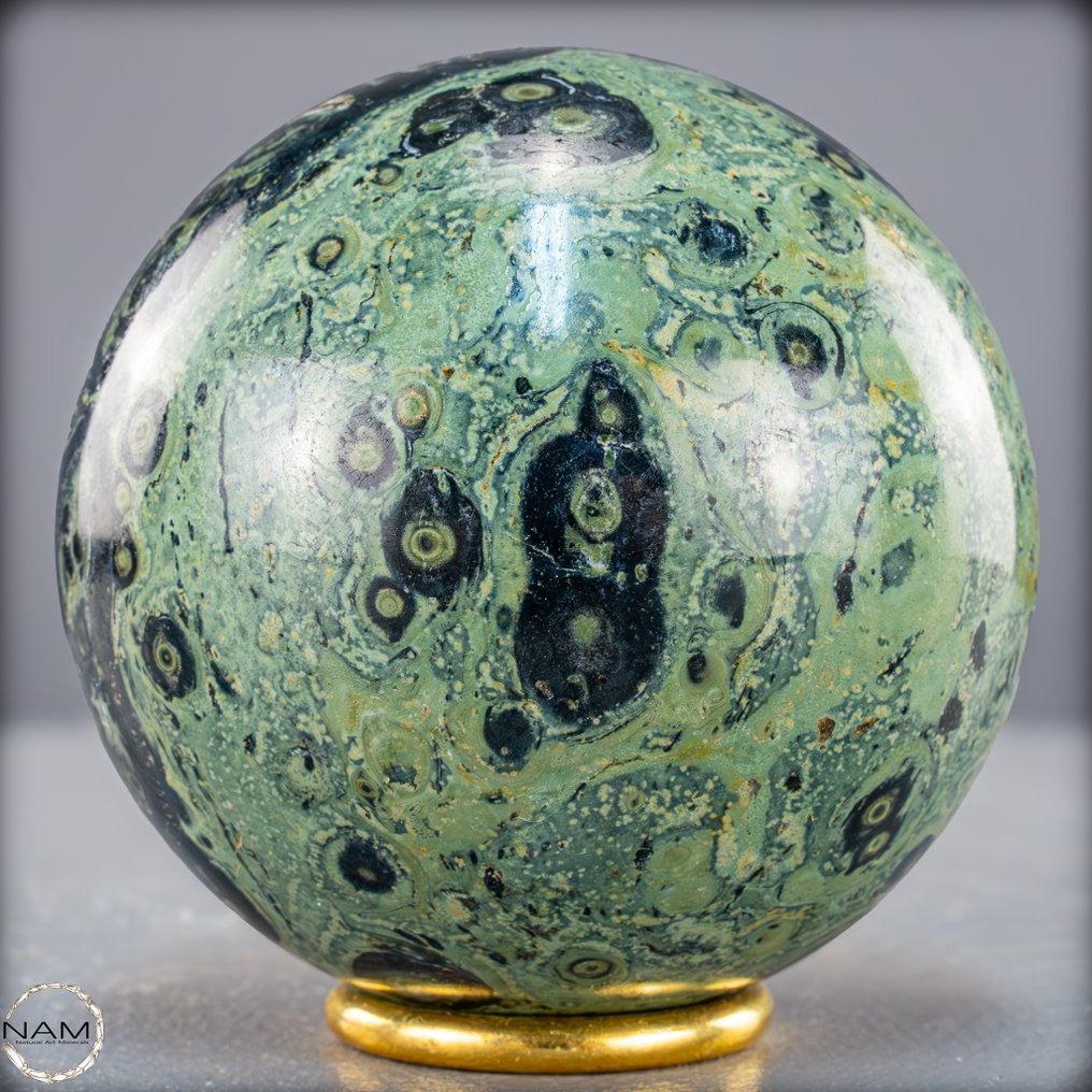 Unique Kambaba sphere The eye of Earth's history- 1073.81 g #1.0