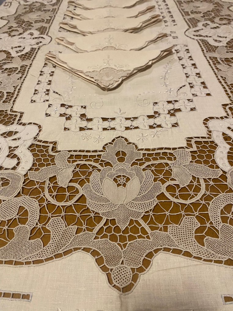 Nappe (23)  - 240 cm - 162 cm - Nappe en lin #3.2