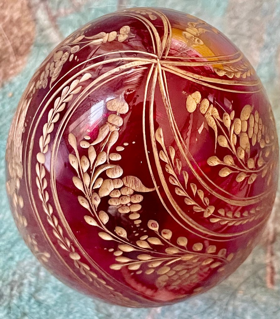 Œuf Fabergé - Œuf - Cristal - Cristal incrusté d'or #2.1