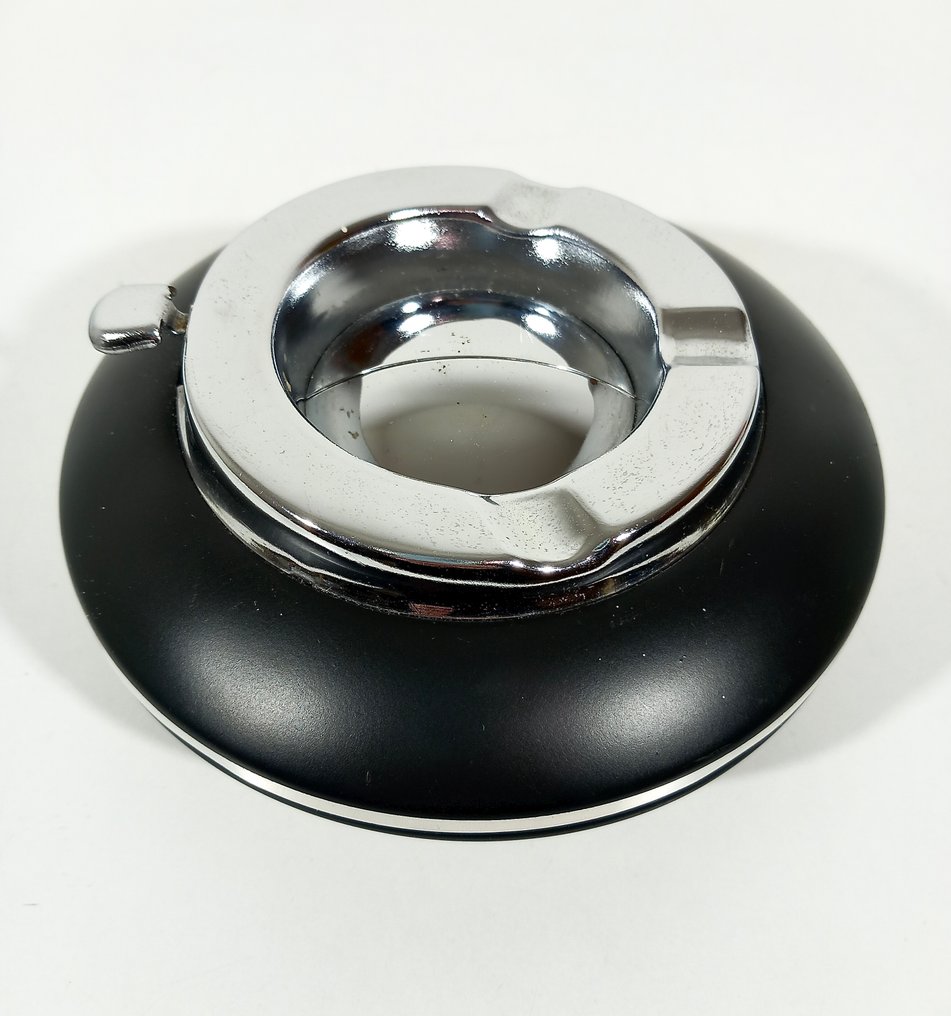 煙灰缸 - Vintage design Space Age "UFO" - 镀铬的钢和铜绿的钢 - 1960年代 #4.3