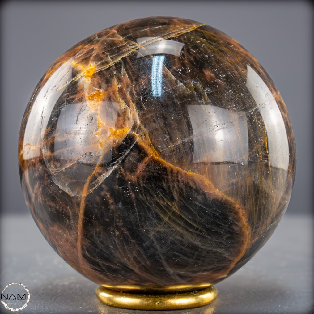 Αποκλειστική σφαίρα από φεγγαρόπετρα. Ένα ουράνιο αριστούργημα γεμάτο μυστικισμό και ήπια ενέργεια.- 1148.35 g #4.3