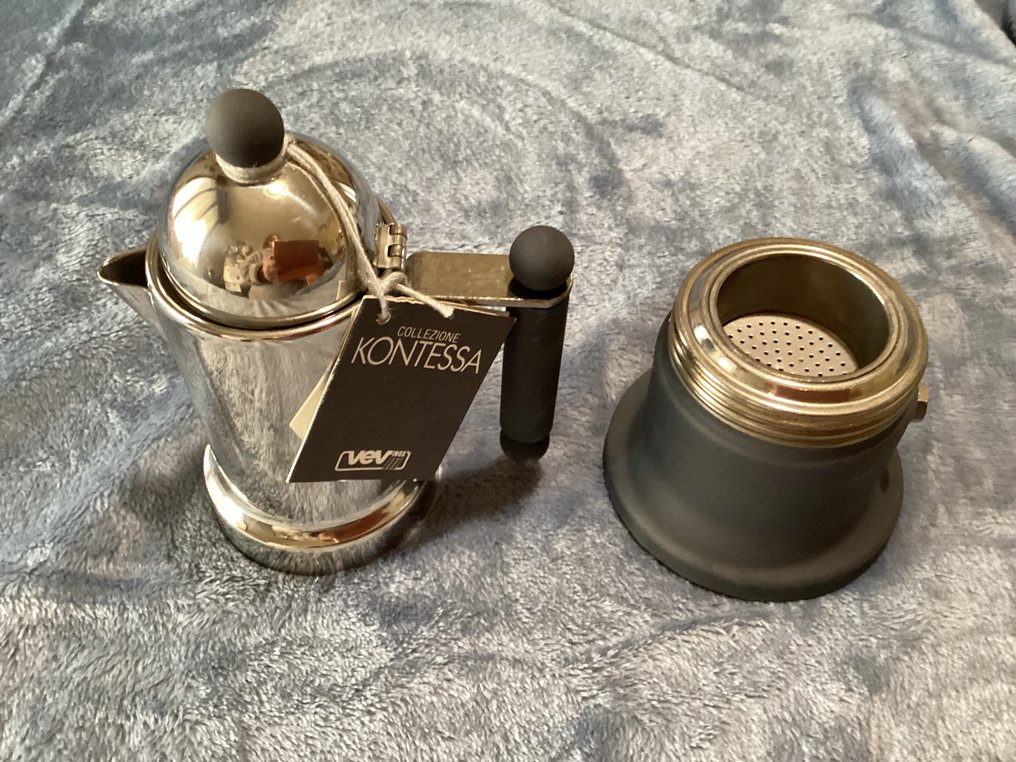 Filtru de cafea - Oțel, Titanio - Kontessa Vev #3.2