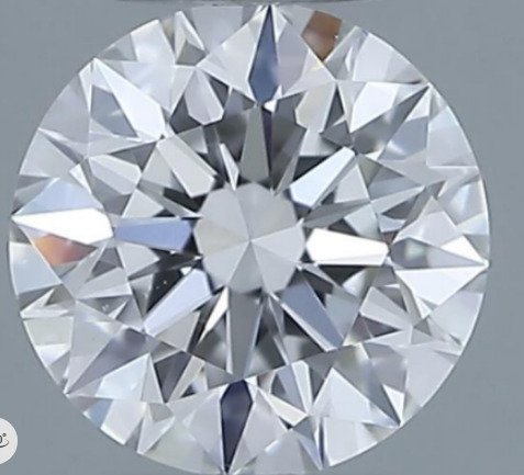 1 pcs Διαμάντι  (Φυσικό)  - 0.50 ct - Στρογγυλό - E - VS2 - Gemological Institute of America (GIA) #1.0