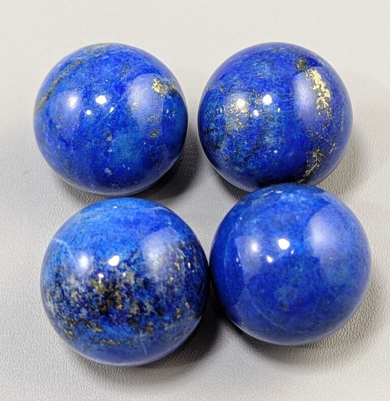 独特的青金石 球体 - 高度: 27 mm - 宽度: 27 mm- 673 g - (25) #2.1