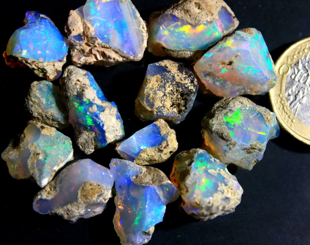 克拉75.0 以色列欧泊 可切割 粗糙- 15 g #1.0