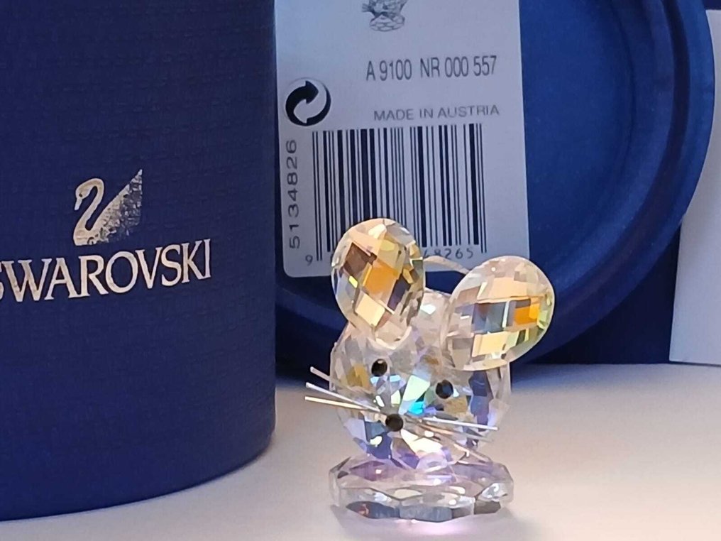 Swarovski - Αγαλματίδιο - Replica Maus Aurora Borealis 5134826 mit Box 2015 - Κρύσταλλο #1.0