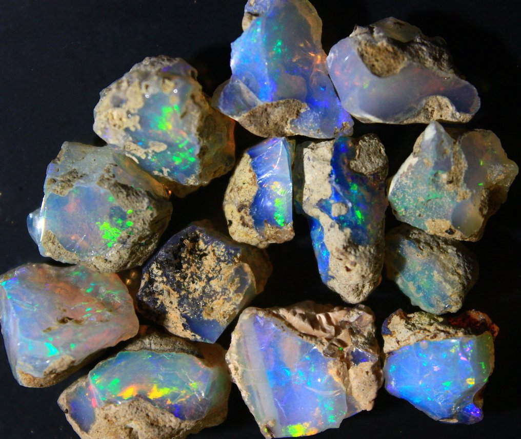 克拉75.0 以色列欧泊 可切割 粗糙- 15 g #1.0