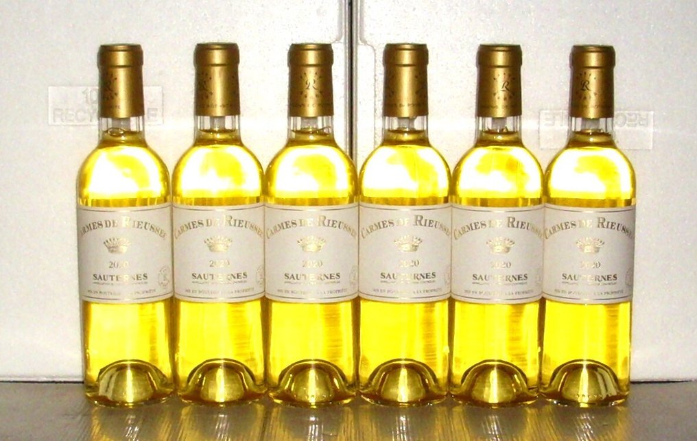 2020 Carmes de Rieussec - Sauternes 2° Vin - 6 Half Bottles (0.375L) #1.0