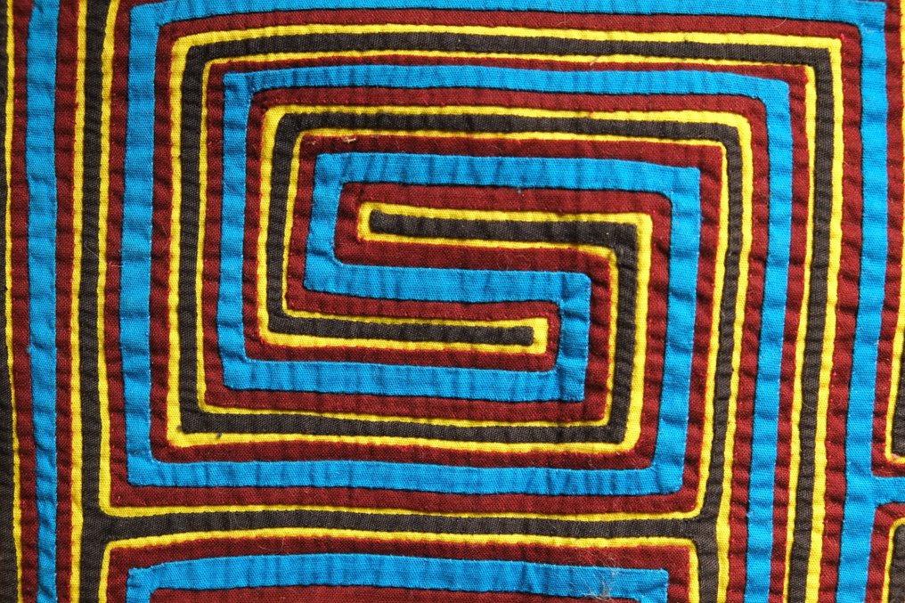 莫拉布料，库纳族，哥伦比亚 - 哥倫比亞  (沒有保留價) #4.3