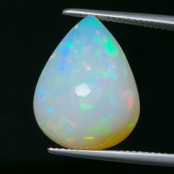 Opale - 14.68 ct - Instituto Gemólogico Español (IGE) - Gioco di colore intenso #2.1