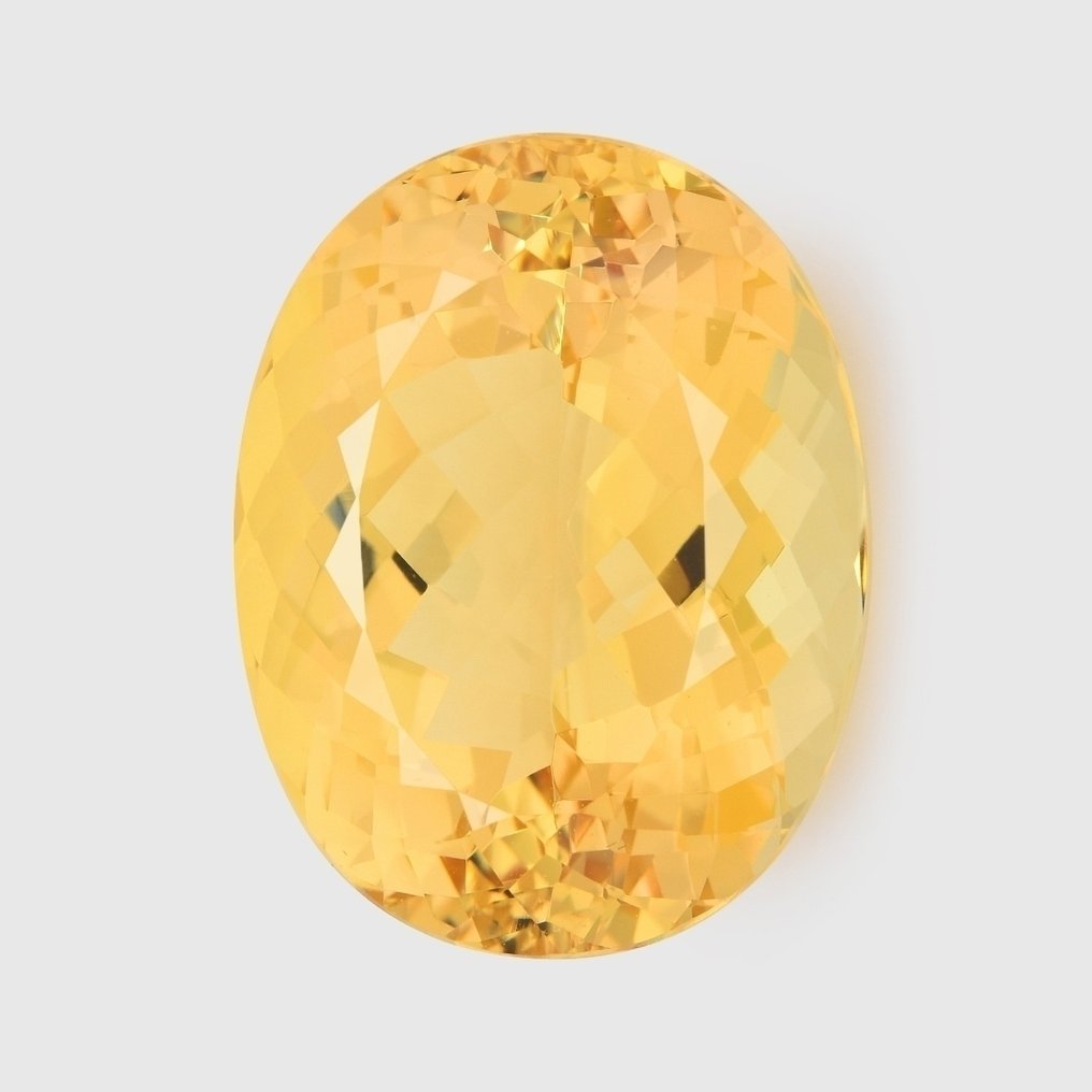 1 pcs Galben Beril - 30.62 ct - Asociația internațională de pietre prețioase colorate (ICA GemLab) - Golden Beryl #3.2