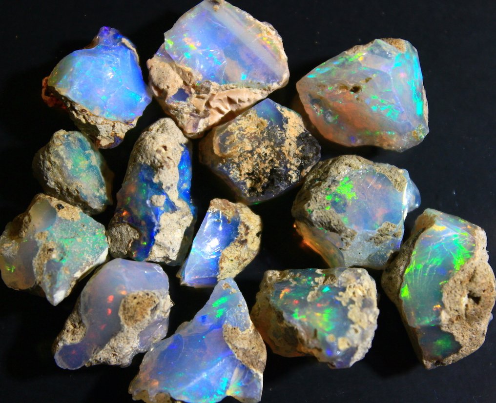 克拉75.0 以色列欧泊 可切割 粗糙- 15 g #3.2