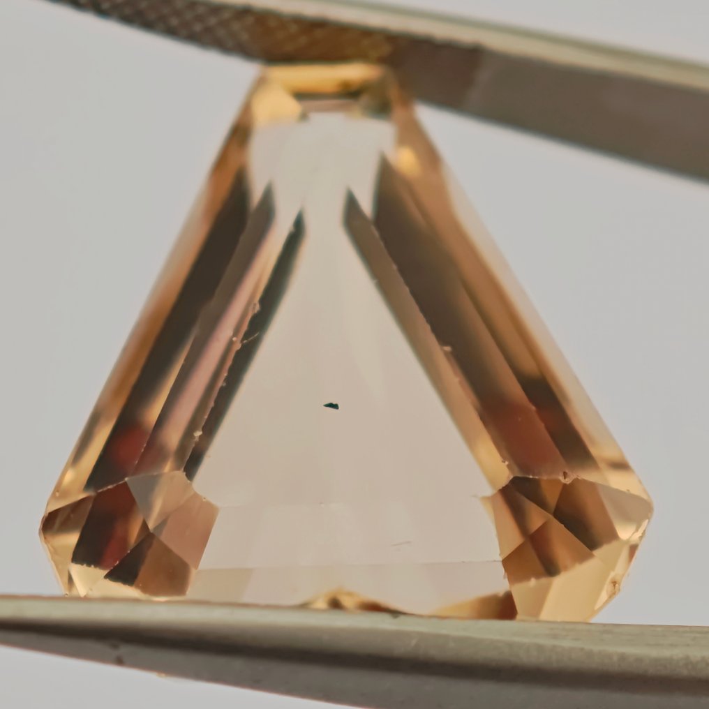 Ohne mindestpreis Topas - 20.42 ct - Antwerp Laboratory for Gemstone Testing (ALGT) - Hell orangebraun #2.1