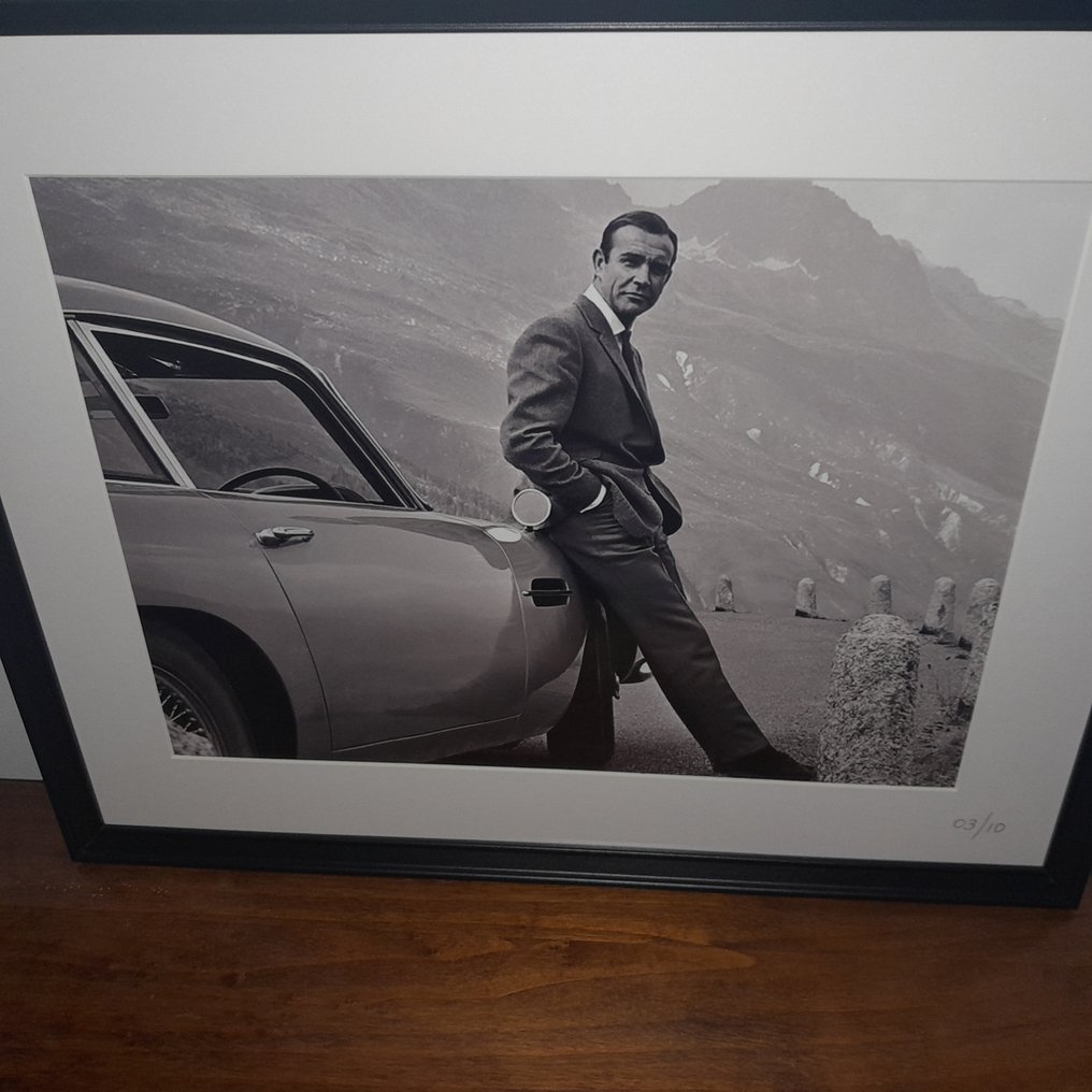 James Bond 007: Goldfinger - Sean Connery with the Iconic Aston Martin DB5 #2.1