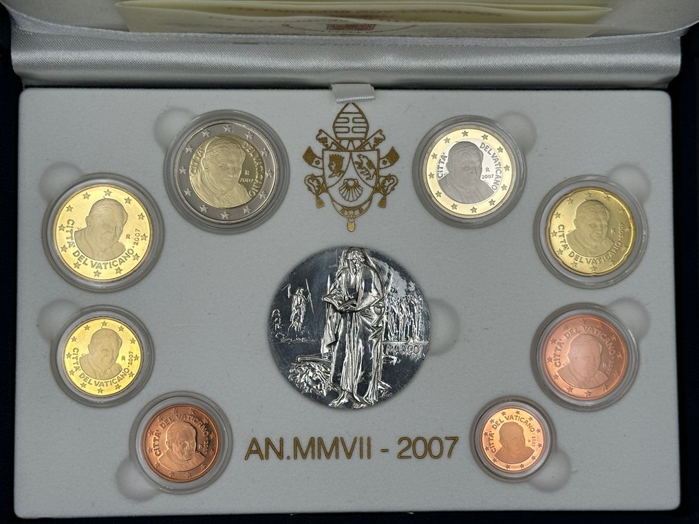 Βατικάνο. Proof Set 2007 (incl. medaglia in argento)  (χωρίς τιμή ασφαλείας) #2.1