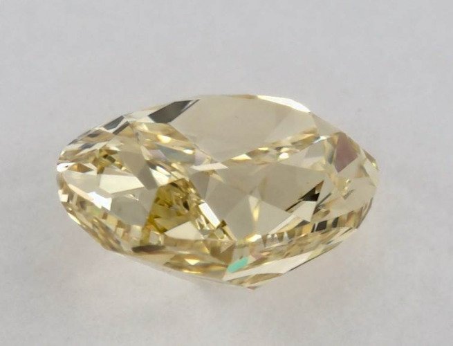 1 pcs 钻石  (天然色彩的)  - 0.56 ct - 椭圆形 - Fancy 稍帶棕色的 黄色 - VS2 轻微内含二级 - 美国宝石研究院（GIA） #3.2