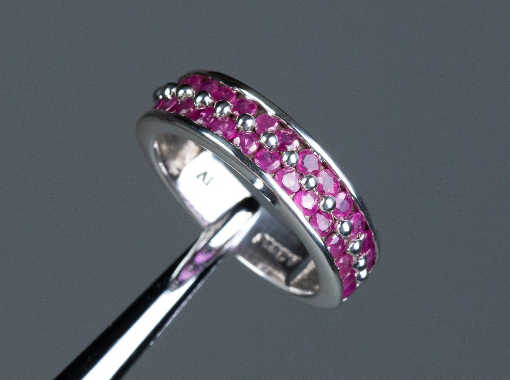 Fără preț de rezervă - Harry Ivens - Inel Argint 925 - Rubine de 1,00 ct #3.2