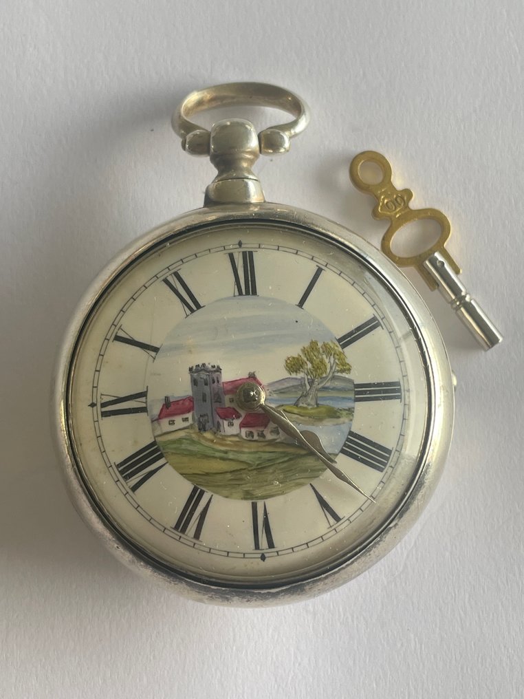 Curler (Salisbury) - Caldeirão em prata com dupla caixa - Sprzed 1850 r. #1.0