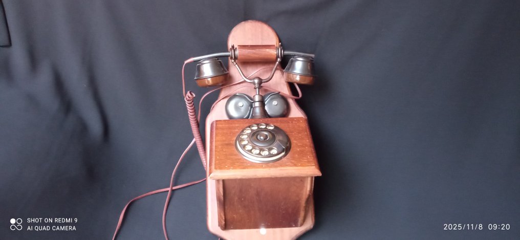 模擬電話 - 木 - 木制背面电话 #3.2