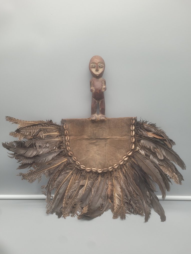 Dansmasker - Léga - Democratische Republiek Congo - Chasse Éventail Chasse lé (Zonder minimumprijs) #1.0