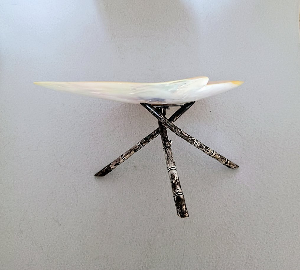 Fish serving set (2) - Mother of Pearl and Silver #3.2