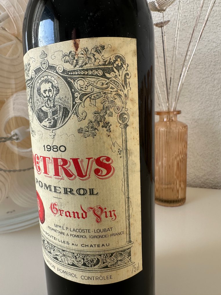 1980 Petrus - Pomerol - 1 Flaska (0,75 l) #3.2