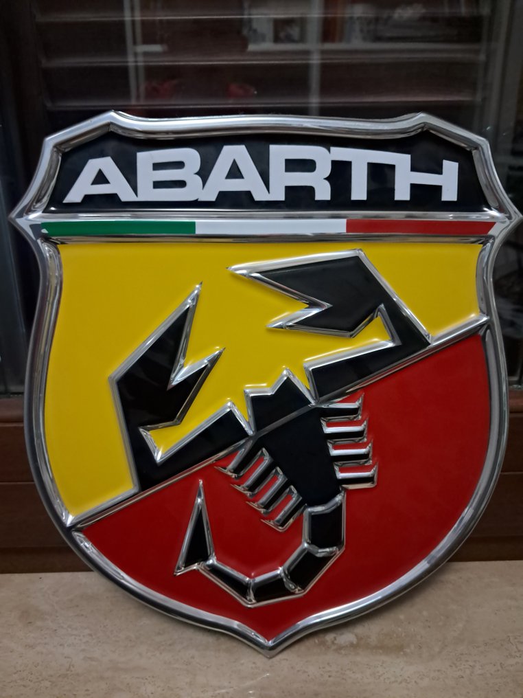 Abarth - Insegna Abarth - Tablica - Plastik #1.0
