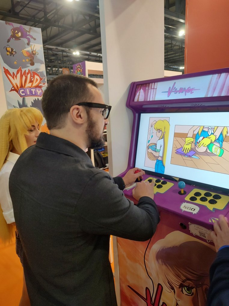 Custom - Cabinet arcade personalizzato - V’s Rage – Promotional Custom Arcade Cabinet by Giuseppe Verrua – One-of-a-Kind - Jogo Arcade #1.0