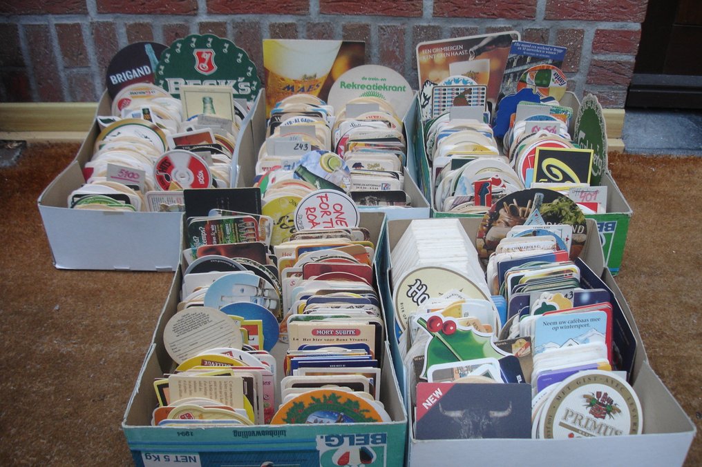 Branded merchandise collection - Very large collection of beer mats / sous-bocks / Bierdeckel / beermats (2000 different) #1.0