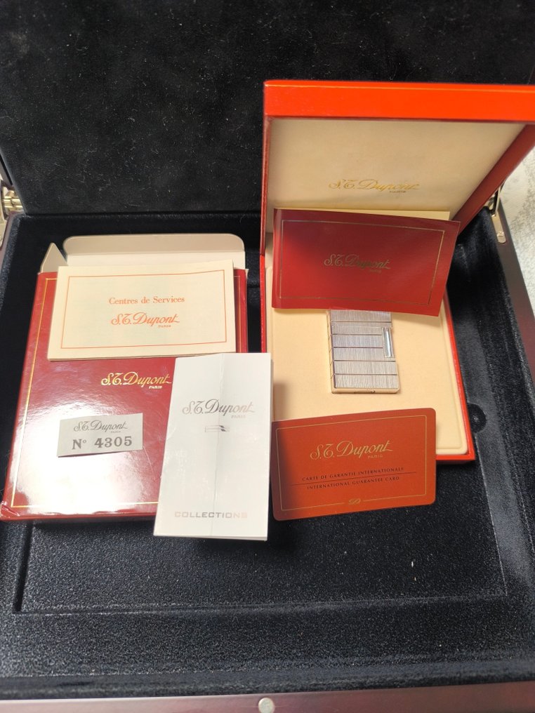 S.T. Dupont - Line 1 Small - Accendino - Placcato argento, Ottone #1.0