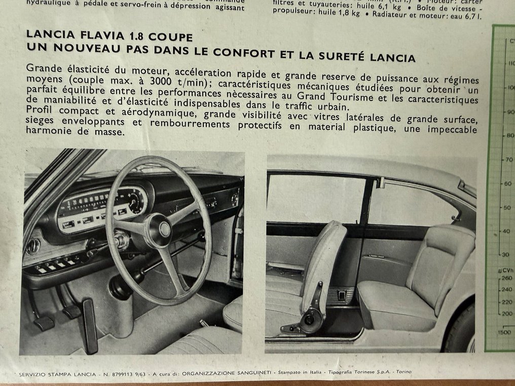 Brochure - Lancia - Prospekt Lancia Flavia Coupe 1.8 - Text F - 1963 - 1963 #4.3
