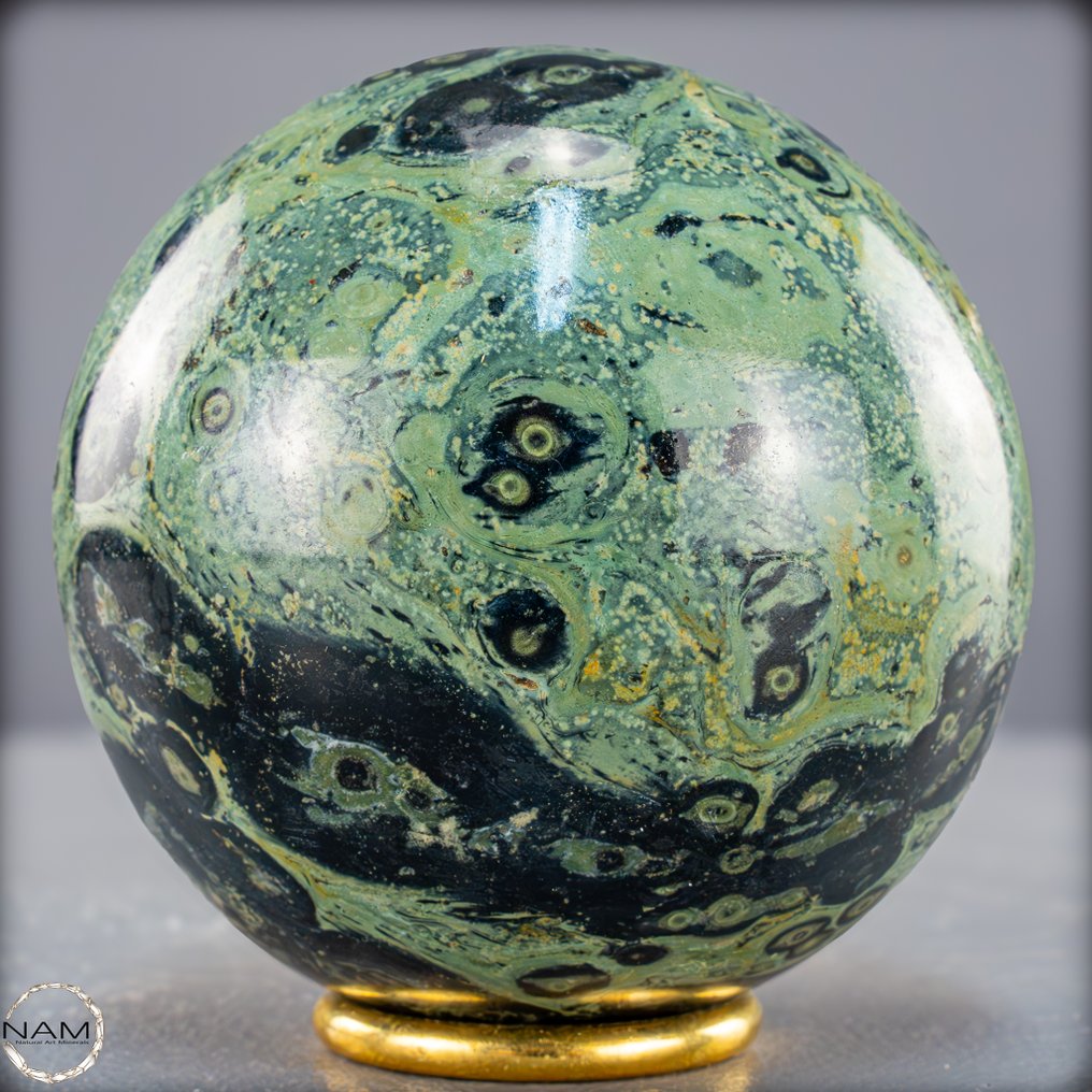 Unique Kambaba sphere The eye of Earth's history- 1073.81 g #4.3