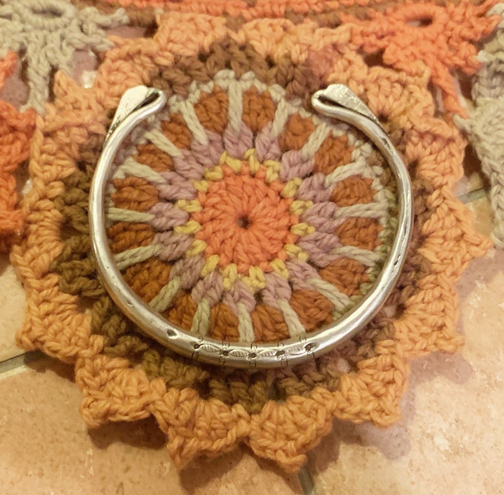 Σκληρός βραχιόνας Νοτιοανατολικής Ασίας 265 γραμ. - Ασημί - Λάος #1.0