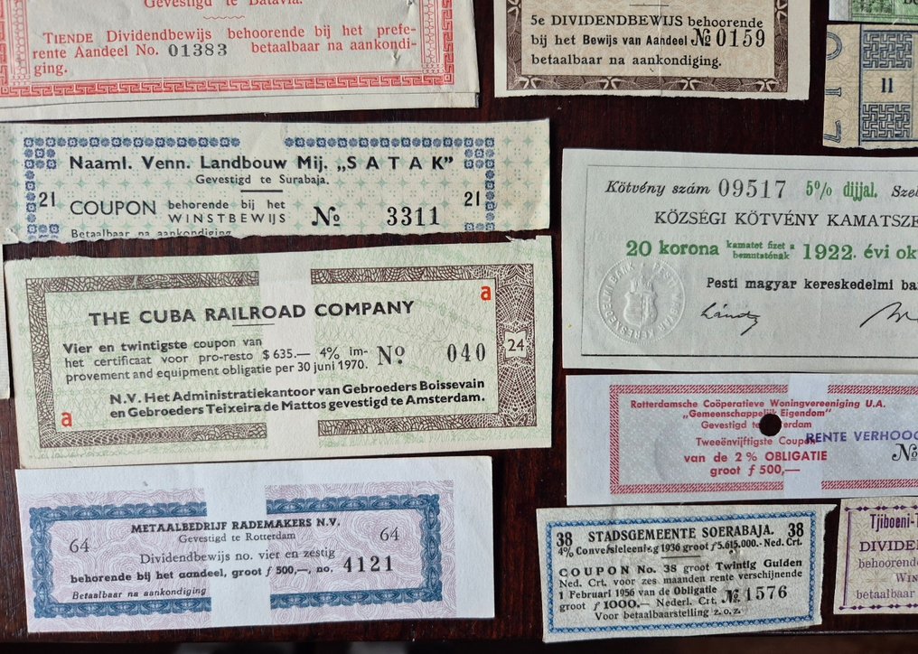 Ολόκληρος ο κόσμος. Collection diverse waardecoupons (45 pieces) (χωρίς τιμή ασφαλείας) #4.3