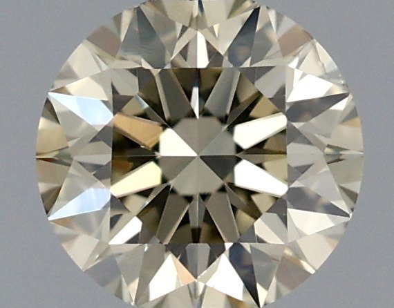 没有保留价 - 1 pcs 钻石  (天然色彩的)  - 0.36 ct - 圆形 - Very light 棕色 - VS2 轻微内含二级 - 国际宝石研究院（IGI） #1.0