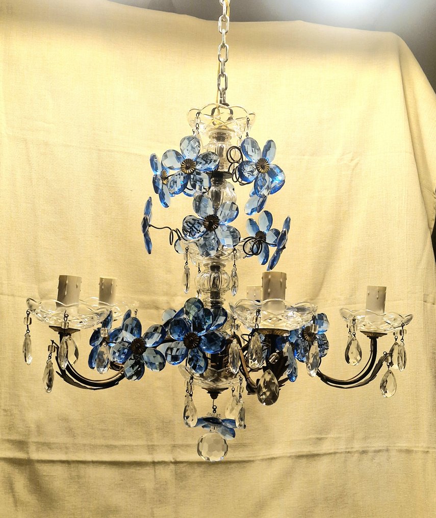 Lampadario - Vetro di Murano e Ferro Battuto #4.3