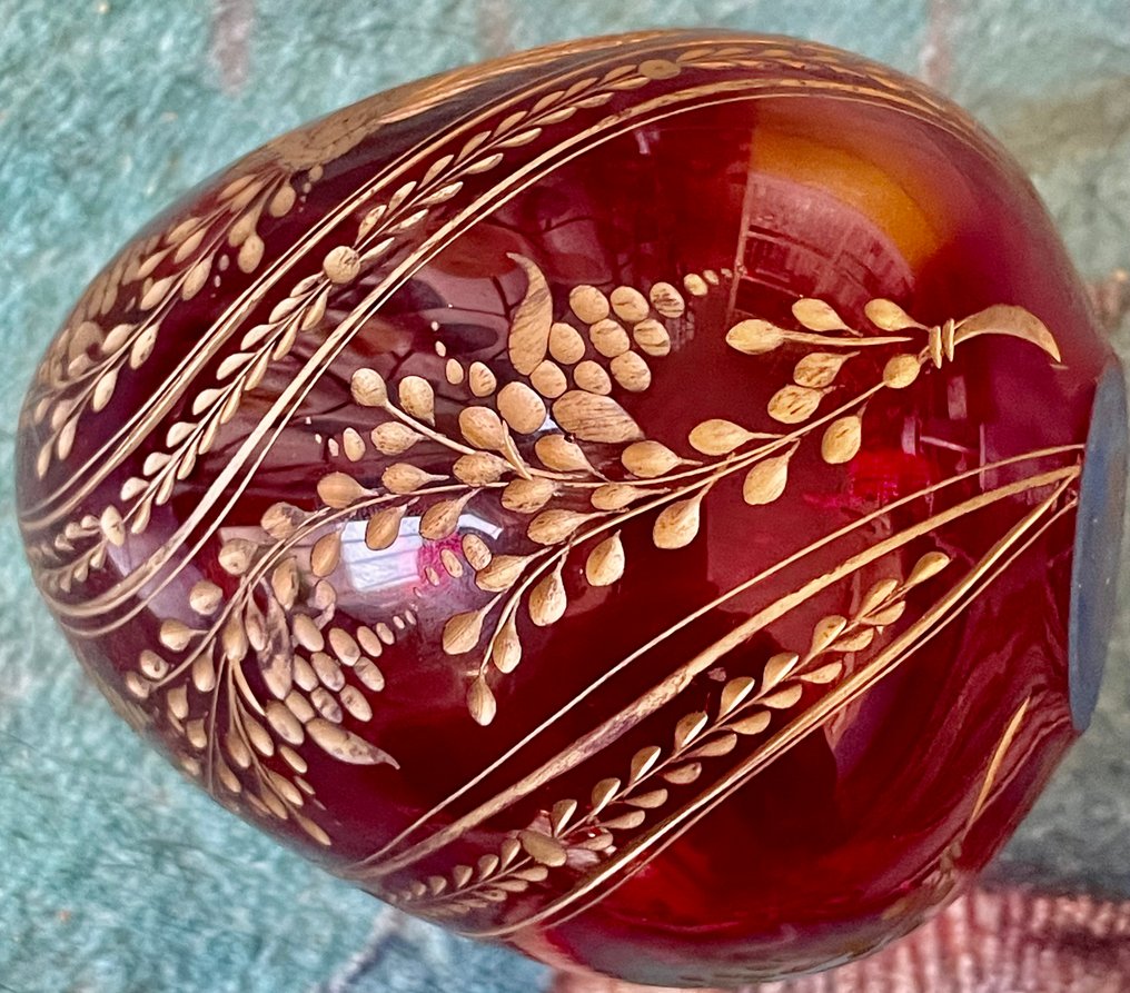 Œuf Fabergé - Œuf - Cristal - Cristal incrusté d'or #4.3