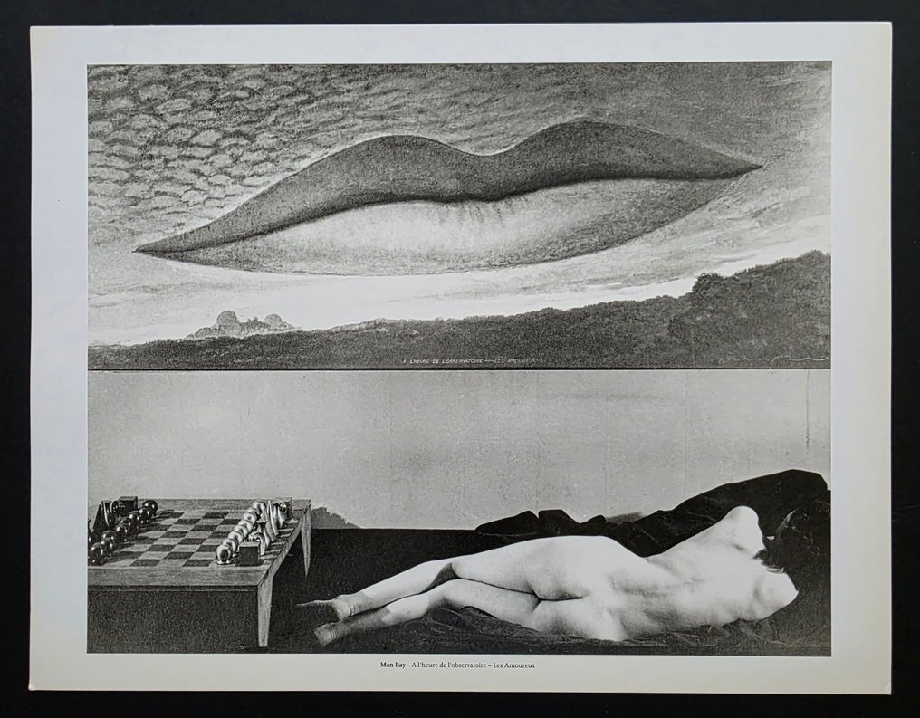 Man Ray (1890–1976) - A l'heure de l'observatoire - Les amoureux, 1935 #1.0