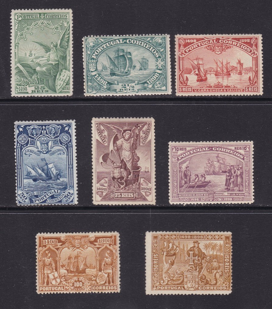 Portugal 1898 - Mundifil 148/155 - Vasco de Gama - MNH #1.0