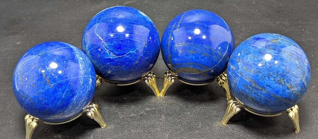 独特的青金石 球体 - 高度: 27 mm - 宽度: 27 mm- 673 g - (25) #4.3